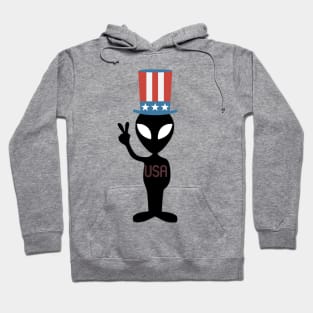 4th of July Independence Day Alien Hoodie